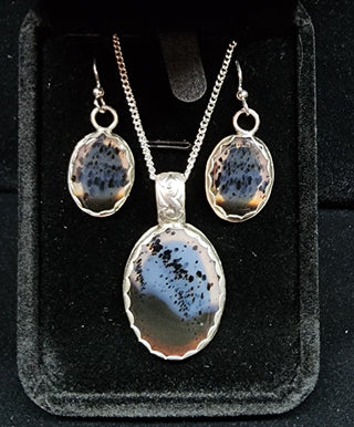 Montana Agate 3-Piece Jewlery Set