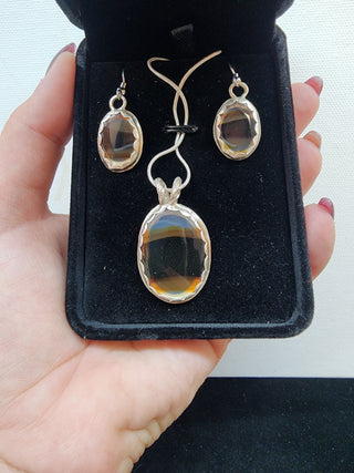 Montana Agate Jewlery Set