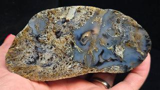 True Montana Moss Agate Face Polish Specimen