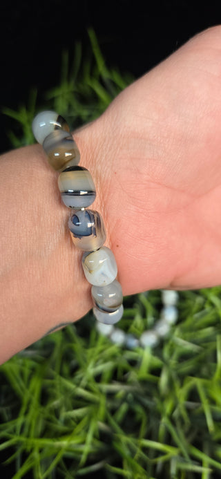 Montana Agate Beaded Bracelets