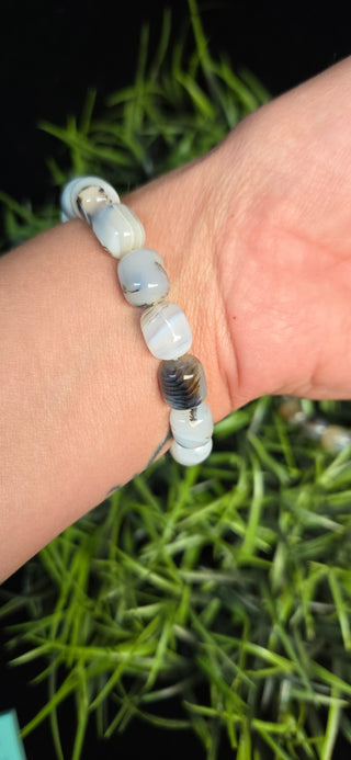 Montana Agate Beaded Bracelets