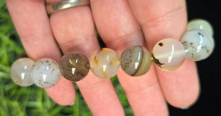 12mm Montana Agate Beaded Bracelet.