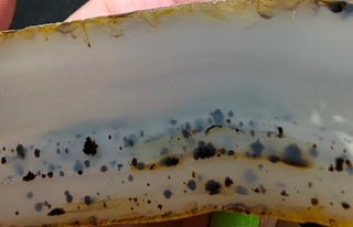 Complete Montana Agate Face Polished Pair