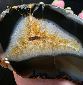 Dark Montana Agate Face Polish Specimen