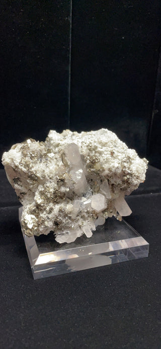 Calcite, Pyrite, Sphalerite, Quartz